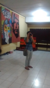 The wonderful Ramon at the artsy club at Universitas Lampung!